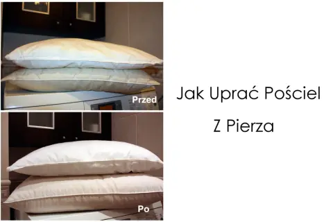 Przed i po wypraniu poduszek z pierza. Dowiedz się, jak prać poduszki z pierza, by były jak nowe.
