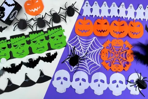 Jak zrobić ozdoby na Halloween z papieru - proste i kreatywne pomysły