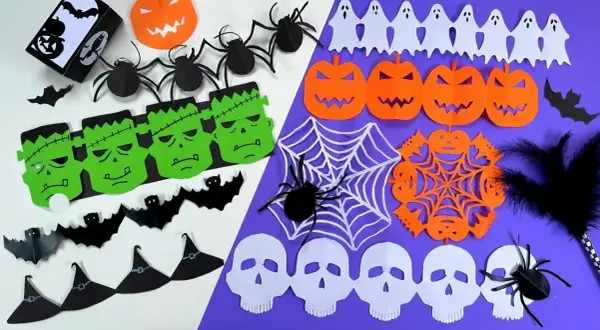 Jak zrobić ozdoby na Halloween z papieru - proste i kreatywne pomysły