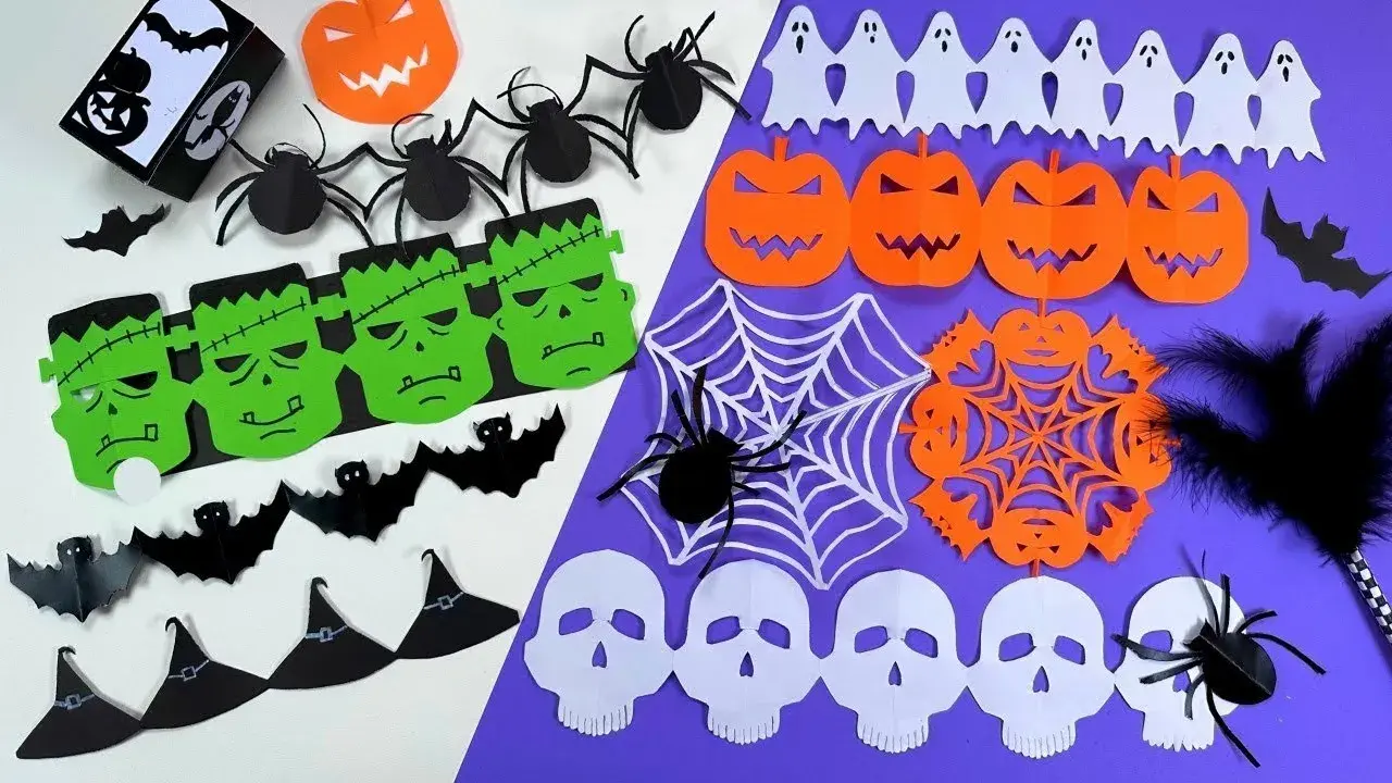 Jak zrobić ozdoby na Halloween z papieru - proste i kreatywne pomysły