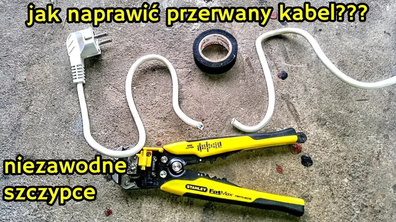 Zdjęcie Jak naprawić przewiercony kabel - krok po kroku bezpiecznie i skutecznie